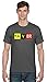 Pilot Expressions Men's AV8R Taxiway Sign T-Shirt (Large) Dark Heather Grey