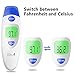 Digital Infrared Baby Forehead Thermometer with Ear Function More Accurate Medical Fever Body Basal Thermometers Suitable for Infant Kid Adult - FDA and CE Approved