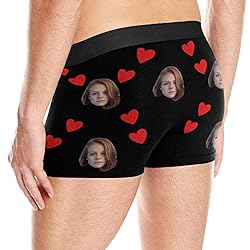 Custom Face Boxer, Personalized Photo Printed Face