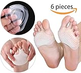 Metatarsal Pads for Women and Men Ball of Foot Cushions Metatarsalgia Foot Care for Foot Pain Relief (6 Pieces)
