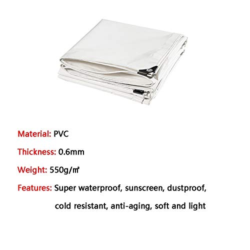 HUAHUA Sonnensegel PVC wasserdichte Plane, Schatten Tuch, Verdickter, Verschlüsselter Sonnenschutz Sonnennetz Mit Ösen… – Bild 4