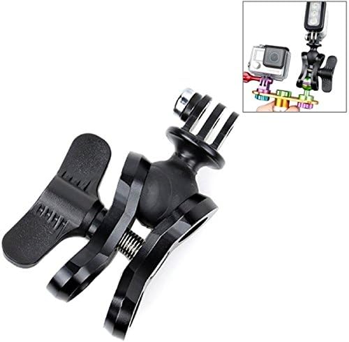 TMC Butterfly Connector with Ball Adapter Mount for GoPro HERO4 /3+ /3 /2 /1, Xiaomi Yi, SJ4000, SJ5000, SJ6000 Camera(Black)
