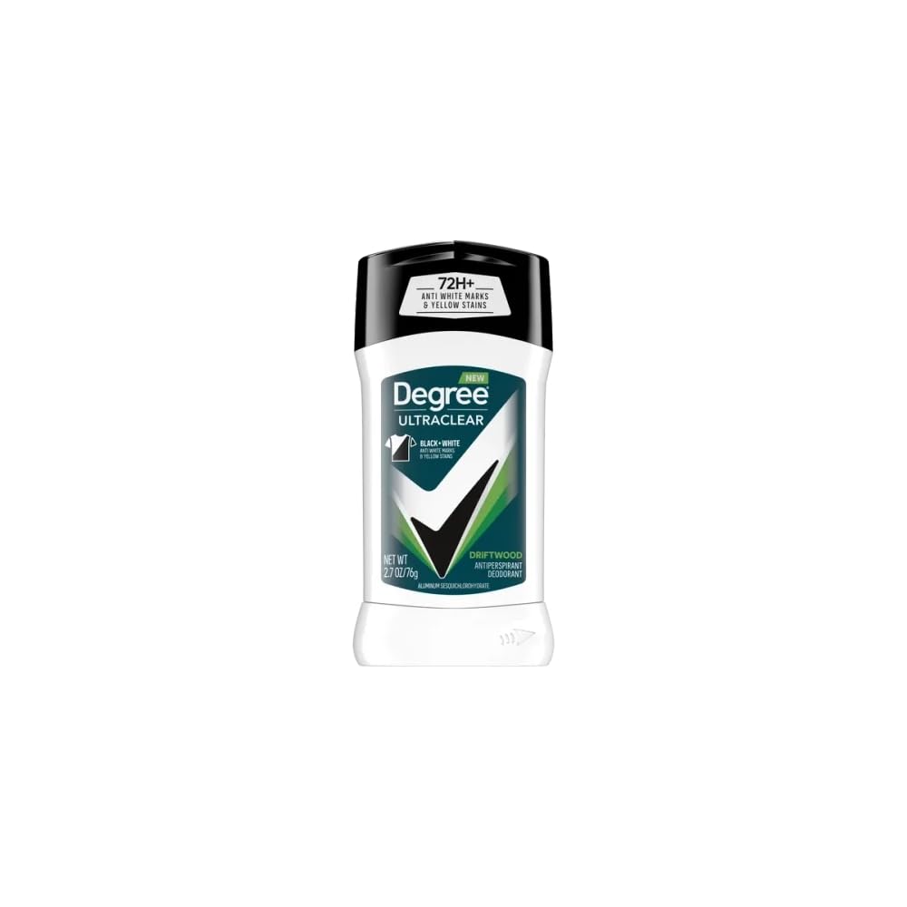 Photo 1 of Degree Men UltraClear Antiperspirant Deodorant Black+White, Pack of 12, 72-Hour Sweat and Odor Protection Antiperspirant For Men With MotionSense Technology 2.7 oz