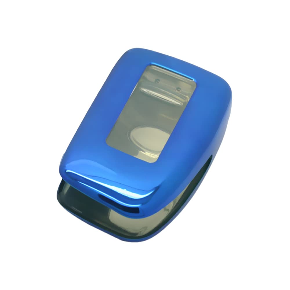 BROVACS Soft TPU Case Shell Cover Protector Holder Compatible with LEXUS ES GS IS LS LX NX RC RX Smart Remote Key Fob 2 3 4 Button SV9400 Blue