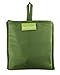 HOMMLOVE Reusable Grocery Bags Set of 5, Grocery Tote Foldable into Attached Pouch, Ripstop Polyester Reusable Shopping Bags, Washable, Durable and Lightweight (Moss)