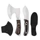 LIANTRAL Camping Axe Set, Survival Hatchet Fixed