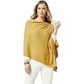 Coco + Carmen The Lightweight Poncho, Mustard, Women Fashion Apparel Accessories