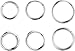 14G-16G Surgical Steel Hinged Easy Use Hassle Free Segment Hoop Body Piercing Ring (Sold Individually)