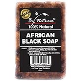By Natures 100% Natural African Black Soap Original 6.0 Oz (Pack of 1)