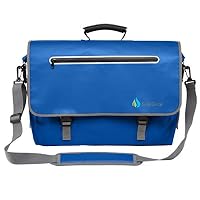 Såk Gear BriefSak Waterproof Briefcase/Messenger Bag, 500D PVC, Size Reg, Fits Laptops up to 15" (Navy)