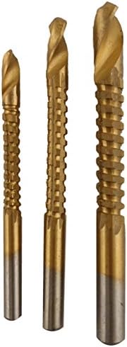 Quix 3 Piece High Speed Steel Titaniam Nitrade Coated Drill Bits In Sizes