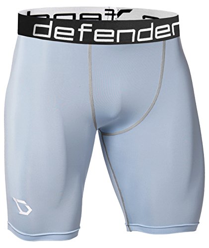 Defender Men's Compression Shorts Underlayer Cool Dry Sports Football SK_L