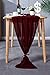 Aviviho 10ft Burgundy Table Runner Chiffon Table Runner Wedding Table Runner 29 x 120 Inch for Romantic Wedding Decor Boho Party Bridal Shower Baby Shower Party Table Decorations