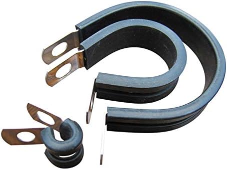Jubilee Stainless Steel P-Clip With Rubber Sheath, For Pipe & Hose Mounting