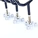 Amarine Made Sure Grip Steel 20 Degree Angle Rod Holder with Mounting Base, Metric M10x1.5 Thread Coated Steel Rod-PVC Dipped Fishing Pole Holders for Boat(4PCS)