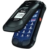 KYOCERA NEW E4830 DuraXE Epic AT&amp;T/T-Mobile Flip Phone 16GB Rugged 4G LTE Black (2 Year Kyocera Warranty) Kosher NO Verizon