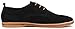 Kunsto Men's Classic Leather Oxford Flats Shoes Lace up US Size 10.5 Black