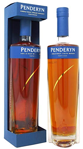 Penderyn Gold Single Malt Welsh Whisky Portwood – Ausgezeichneter Whisky aus Wales in der Geschenkpackung mit 46% vol. (1 x 0,7l)