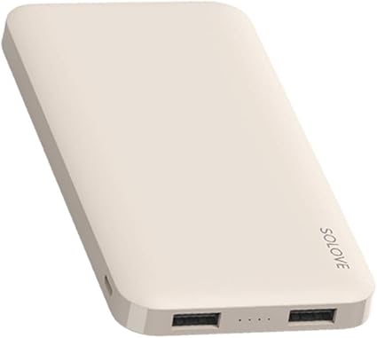 Amazon Solove モバイルバッテリー mah 超薄 軽量 持ち運び 2 1a出力 2台同時 スマホ 充電器 かわいい Iphonexs Iphone11 Pro Max Iphone8 Iphone7 コンパクト モバイル バッテリー 携帯充電器 急速充電 Iphone Android対応 アンズ モバイルバッテリー 通販
