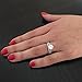 1.25 Carat Round Brilliant Cubic Zirconia Sterling Silver 925 Wedding Engagement Ring Band Set Sizes 4 to 11