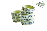 NO MORE SQUITOES Mosquito Repellent Microfiber Bracelet 15 units-3 X 5-Unit Resealable Bag 100% Natural Mosquito Repellent Deet Free Guaranteed To Work Repel All Insects Kid Safe Camping Fishing Hike
