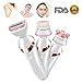Ladies Electric Shaver Electric Razor Bikini Trimmer,3 in 1 Facial Cleansing 3D Face Massager Waterproof Electric Razor Use Wet or Dry for Leg, Underarm, Bikini Line, Facial Cleansing,Massage