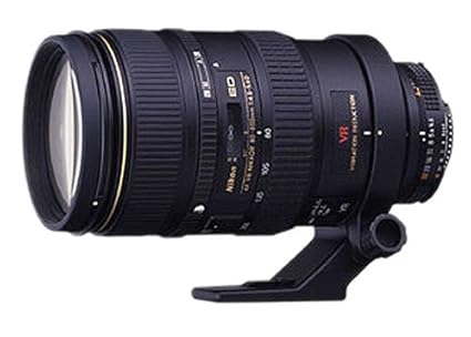 Nikon AF Zoom-Nikkor 80-400mm 1:4,5-5,6D ED VR Objektiv (77mm Filtergewinde), bildstabilisiert) inkl. HB-24