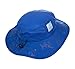 Sun Protection Zone Kids UPF 50+ Safari Sun Hat, Blue Sharks, Uv Sun Protective, Lightweight, Straps, One Size