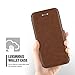 iPhone 6S Plus Case, Verus [Dandy Klop][Brown] - [Leather Wallet][Card Slot][Kickstand] For Apple iPhone 6 6S Plus 5.5