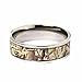 KingswayJewelry Mens & Womens Camo Engagement Wedding Rings Set Silver & Titanium