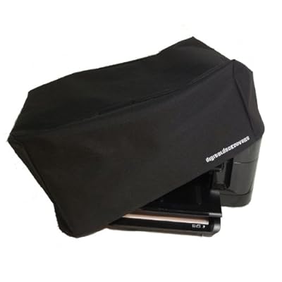 HP OfficeJet Pro 8600 / Plus Printer Dust Cover and Premium Protector [Antistatic, Water Resistant, Heavy Duty Fabric, Black] by DigitalDeckCovers