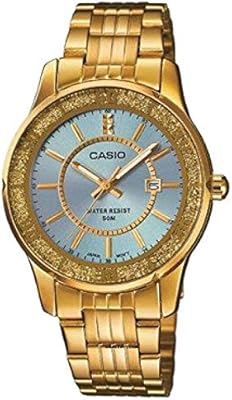 gold plated casio watch