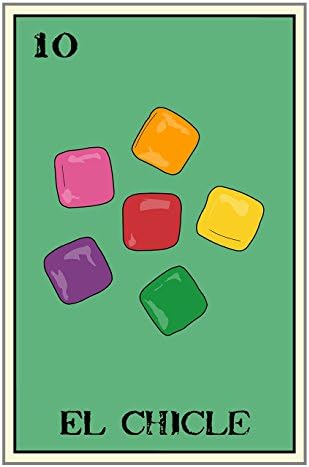 El Chicle 13x19 Loteria Art Print (51 lb)