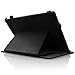 iGadgitz Premium Executive Black PU Leather Case Cover for Sony Xperia Z4 Tablet SGP712 SGP771 with Multi-Angle Viewing Stand + Auto Sleep Wake + Hand Strap + Screen Protector