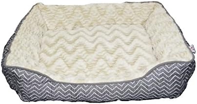 Creative Pet Group Comfortable Dog Bed, Medium, Sage/Beige