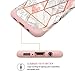 Samsung Galaxy S8 Plus Case,Galaxy S8 Plus Case,Fingic Rose Gold Marble Design Shiny Glitter Bumper Hard PC Soft Rubber Anti-Scratch Shockproof Protective Case Cover for Samsung Galaxy S8 Plus (2017)