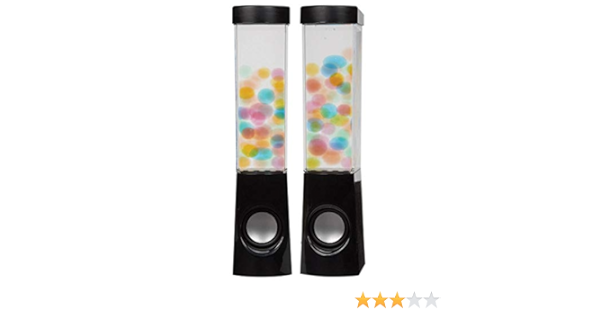 wireless dancing water bead speakers
