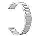 Lamshaw Smartwatch Bands for Garmin Vivomove HR, Stainless Steel Metal Replacement Straps for Garmin Vivomove HR/Garmin Vivoactive 3 Band (Steel Metal_Silver)