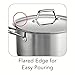 Tramontina Covered Stock Pot Stainless Steel Induction-Ready 8 Quart, 80101/011DS