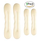 iWenSheng Strong Holder Hair Sponge Upgraded Version 4 Magic Beauty Hair Hairstyle Foam Sponge Donut Maker Ponytail Bun Twister Tie 2 Large and 2 Small
