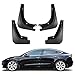 TopLight Model 3 Mud Flaps & Splash Guards, Front Rear Mudguard Kit Auto Fender Mudflaps with Screws Full Protection Customized, (Set of Four)