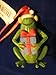 Home Grown Zucchini Frog Ornament