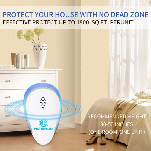 Avantaway Ultrasonic Pest Repeller 6 Pack, Upgraded Pest Repellent