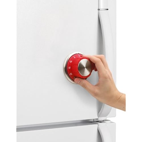 Kikkerland Safe Kitchen Timer, Red Home & Kitchen, Kitchen & Dining, Kitchen Utensils & Gadgets, Thermometers & Timers, Timers