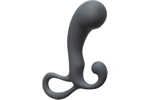 Doc Johnson OptiMALE - P-Massager - Silicone - Prostate and Perenium Stimulator - Slate