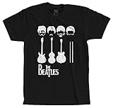 Sac Apparel The Beatles - Cool Modern T-Shirt - Tees with Vinyl (X-Large)