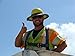 The Original Sunbrero Hard Hat Sun/Rain Visor (WHITE/GRAY) MADE OF DURABLE, LIGHTWEIGHT CLOSED CELL FOAM