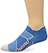 Feetures! Elite Merino+ Ultra Light No Show Tab Sock - Brilliant Blue/Sherbert Medium