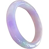 URED Natural Jade Bangle Bracelet for Women Green Jade Bracelet Good Luck Bracelet Feng Shui Bangle Woman Jade Stone Bangle Bracelet