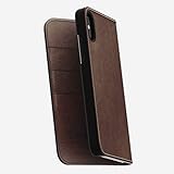 Nomad Folio for iPhone X/XS | Rustic Brown Horween